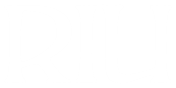 logo RIU - blanc